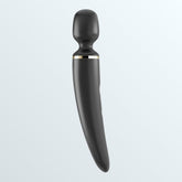 Satisfyer Wand-Er Woman XXL Wand Vibrator - Black & Gold
